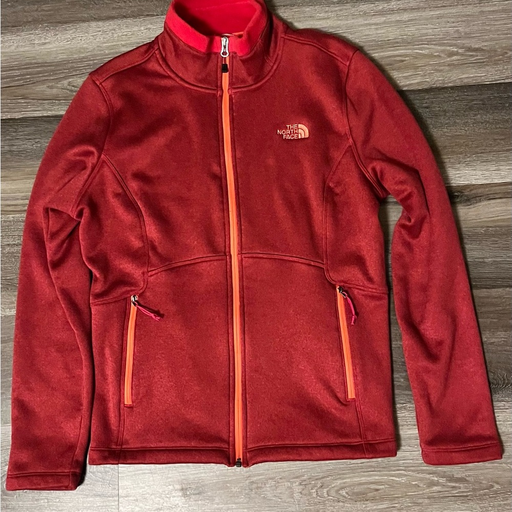 The North Face Womens M Red Fleece Jacket